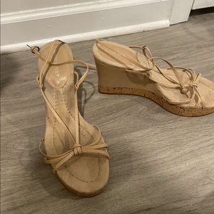 Nine West Size 9.5 Wedge High Heels